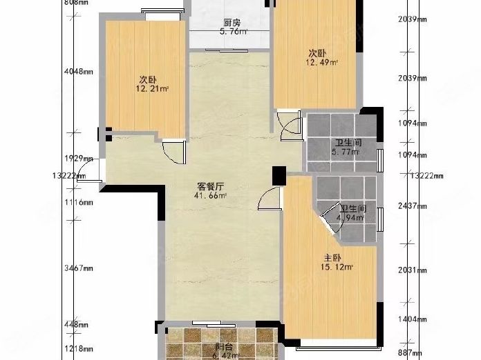 武汉黄陂盘龙城出租房源真实图片